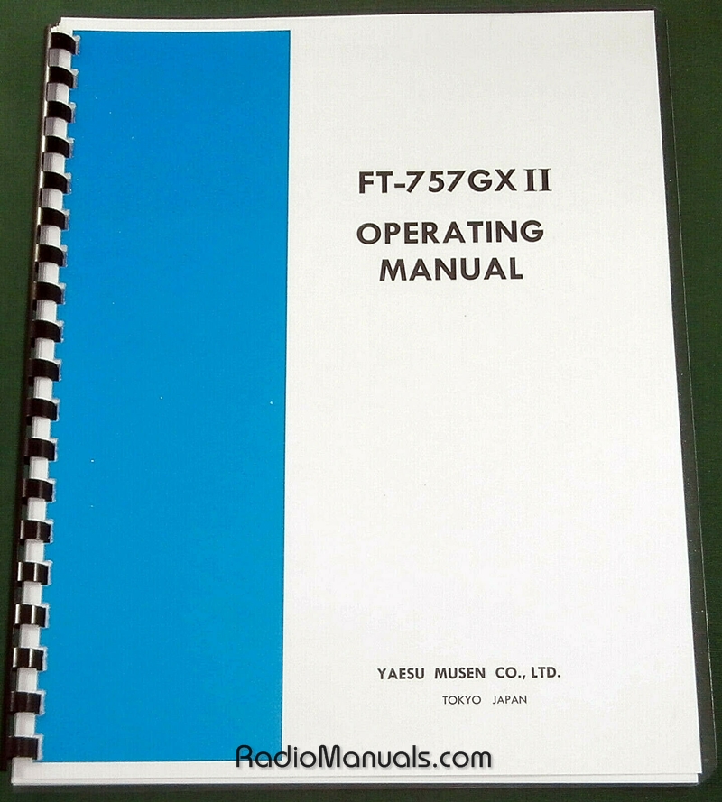 Yaesu FT-757GX II Instruction Manual - Click Image to Close